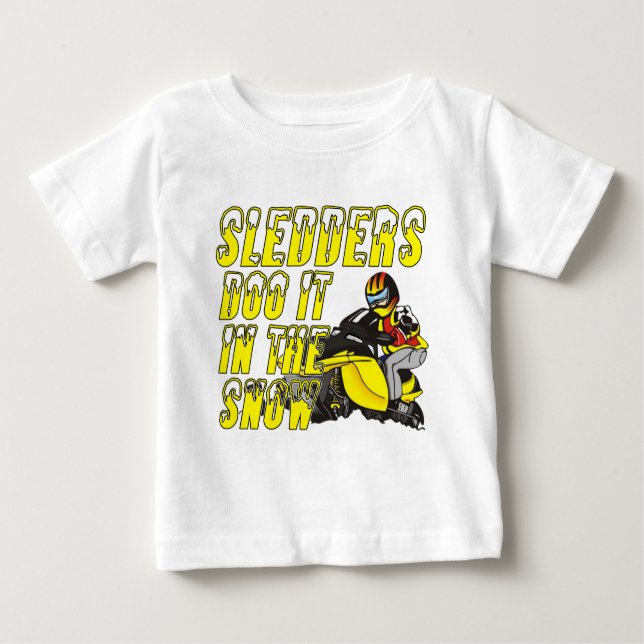 Camiseta Para Bebê SledderDooDesign (Frente)