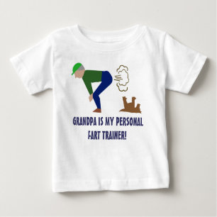 Camiseta Para Bebê Slogan engraçado do avô