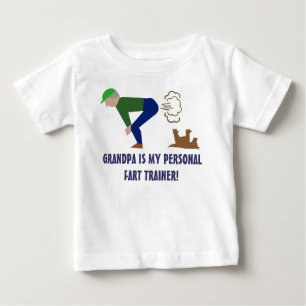 Camiseta Para Bebê Slogan engraçado do vovô