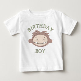 Camiseta Para Bebê Slumberkins Bigfoot Birthday Boy