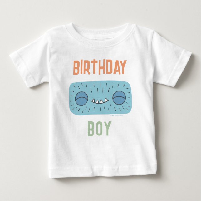 Camiseta Para Bebê Slumberkins Hammerhead Birthday Boy (Frente)