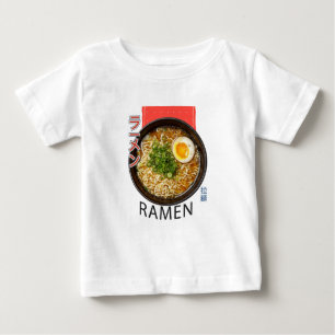 Camiseta Para Bebê Slurp Life Ramen Lover