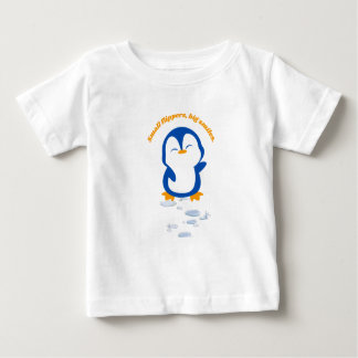Camiseta Para Bebê small flippers, big smiles