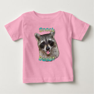 Camiseta Para Bebê Snack Bandit Funny Raccoon Toddler T-Shirt - Cute
