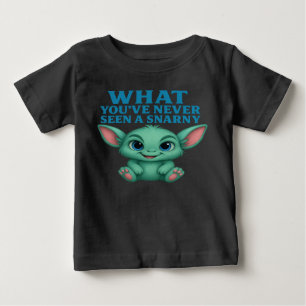 Camiseta Para Bebê Snarny Friend™ - O quê, você nunca viu um Snarny?