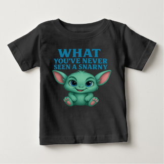 Camiseta Para Bebê Snarny Friend™ - O quê, você nunca viu um Snarny?