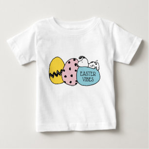 Camiseta Para Bebê Snoopy - Felz pascoa
