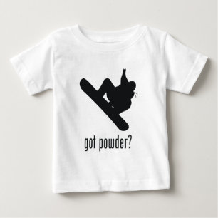 Camiseta Para Bebê Snowboarding