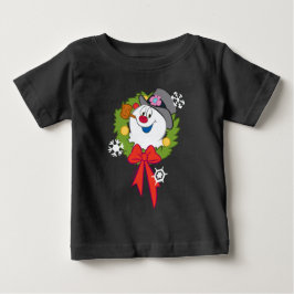 Camiseta Para Bebê Snowman™ congelado | Feriado congelado