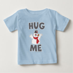 Camiseta Para Bebê Snowman™ congelado Hug Me Baby T-Shirt