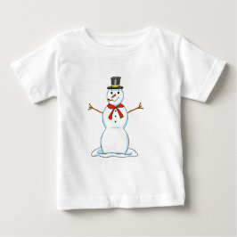 Camiseta Para Bebê Snowman Toddler Sweatshirt