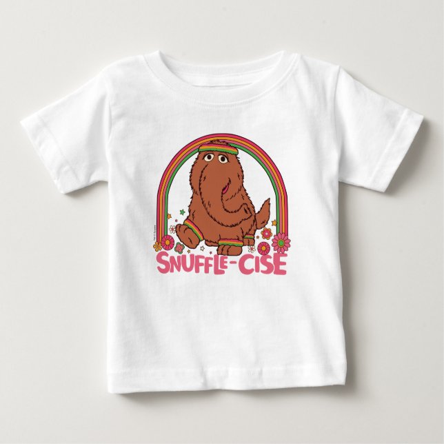 Camiseta Para Bebê Snuffleupagus | Snuffle-Cise (Frente)