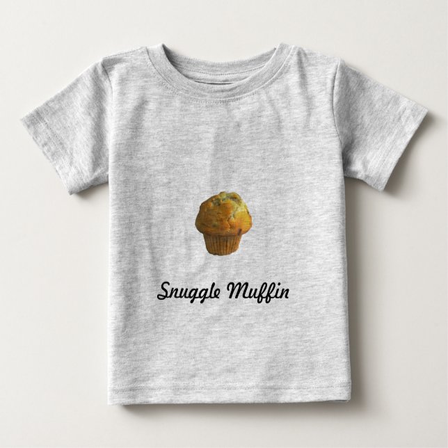 Camiseta Para Bebê Snuggle Muffin (Frente)
