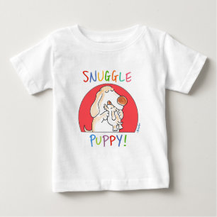 Camiseta Para Bebê SNUGGLE PUPPY! por Sandra Boynton
