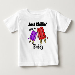 Camiseta Para Bebê Só Chillin, Bubby