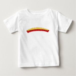 Camiseta Para Bebê Só Dia de Batata Frita 🍟