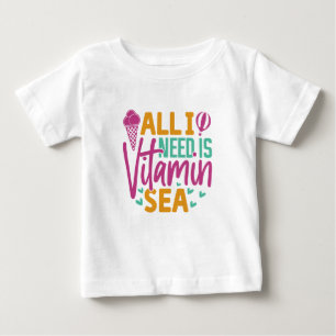 Camiseta Para Bebê Só preciso de Vitamina Sea-54801