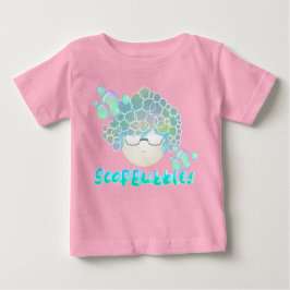 Camiseta Para Bebê Soap Bubbles bebê rosa