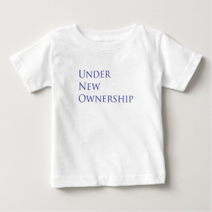 Camiseta Para Bebê Sob nova propriedade