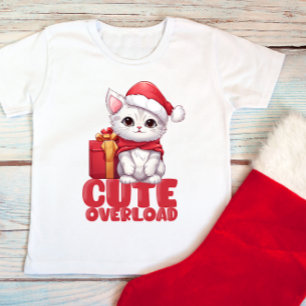 Camiseta Para Bebê Sobrecarga de Natal