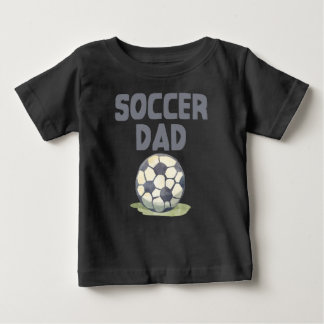 Camiseta Para Bebê Soccer Dad, Fathers Day 