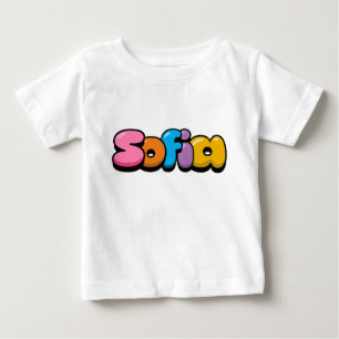 Camiseta Para Bebê Sofia
