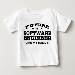 Camiseta Para Bebê Software Engineer futura