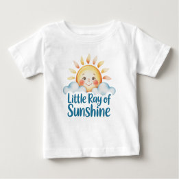 Camiseta Para Bebê Sol de verão, bebê
