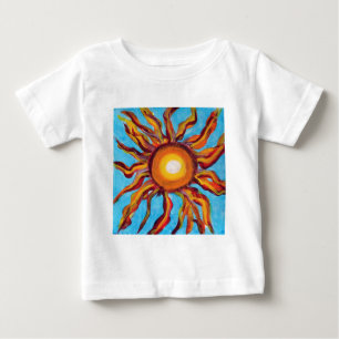 Camiseta Para Bebê Sol selvagem
