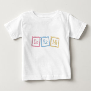 Camiseta Para Bebê Solfeggio Baby Bloqueia Musical