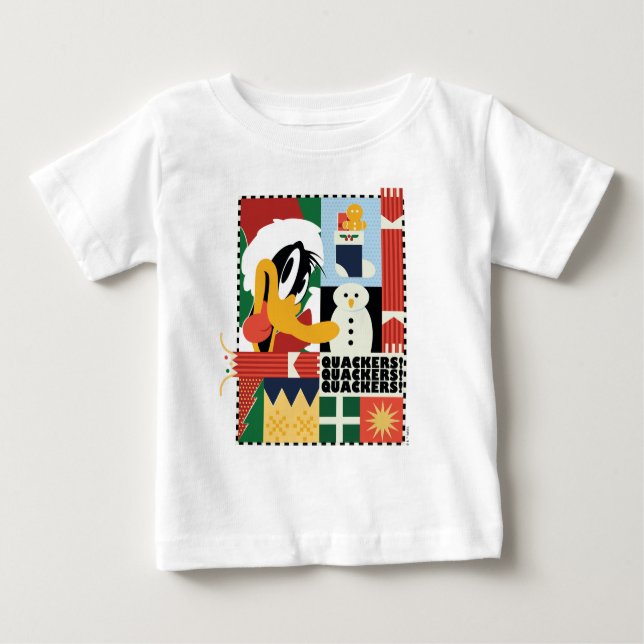 Camiseta Para Bebê SOLTEIROS DE Feriado DO DAFFY DUCK™ (Frente)