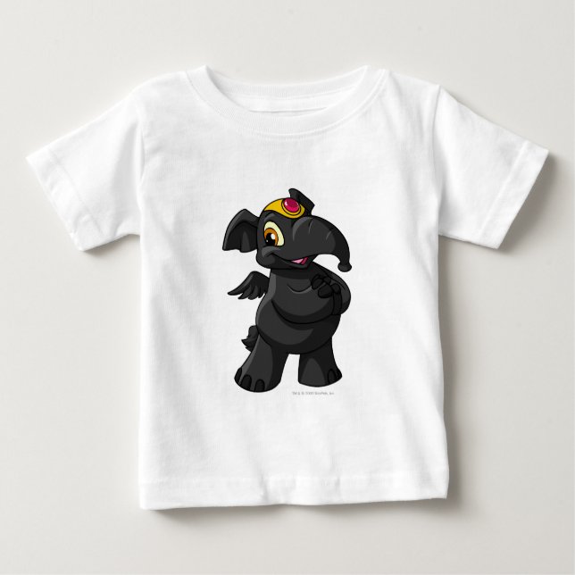 Camiseta Para Bebê Sombra de Elephante (Frente)