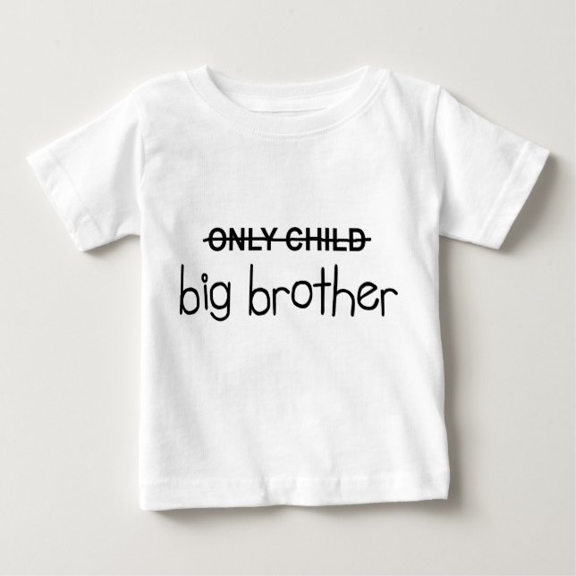 Camiseta Para Bebê Somente Big Brother (Frente)