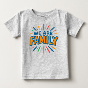 Camiseta Para Bebê Somos da Família 1