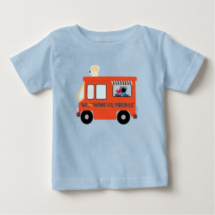 Camiseta Para Bebê Somos Monstros Foodies