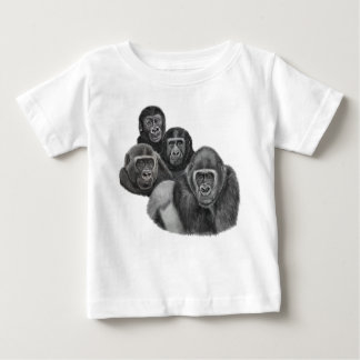 Camiseta Para Bebê Son Gorilla T-shirts By AGE. Gorilla Life GL/TFW