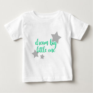 Camiseta Para Bebê sonho pequeno e simples bebê moderno