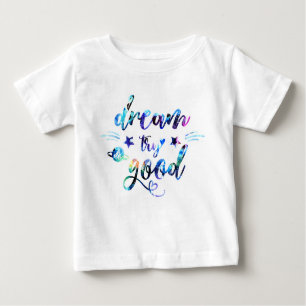 Camiseta Para Bebê Sonho. Tente. Faça Bem.