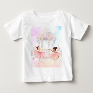 Camiseta Para Bebê Sonhos de Ballet
