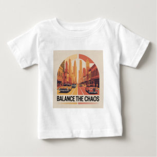 Camiseta Para Bebê Sonhos do Uptown, Agito do Downtown Nova York