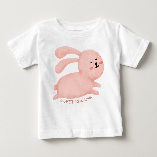 Camiseta Para Bebê Sonhos doces  (Frente)