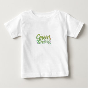 Camiseta Para Bebê Sonhos Verdes