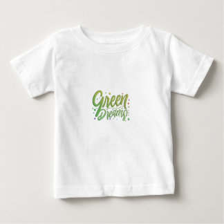 Camiseta Para Bebê Sonhos Verdes