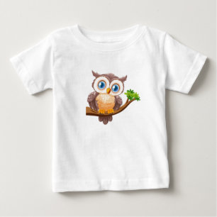 Camiseta Para Bebê Sooty Owl