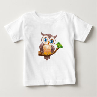 Camiseta Para Bebê Sooty Owl