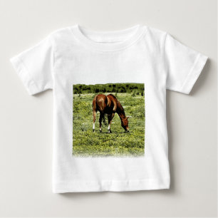 Camiseta Para Bebê Sorrel Horse