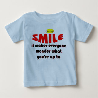 Camiseta Para Bebê Sorriso - faça a pessoas a maravilha que seu até