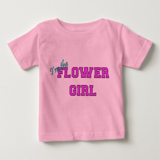 Camiseta Para Bebê Sou a Flor (Frente)