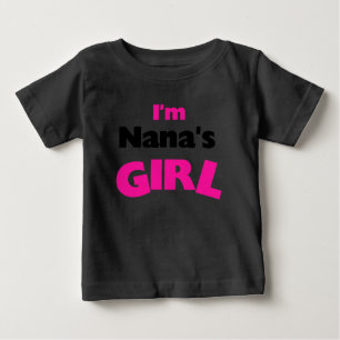 Camiseta Para Bebê Sou a garota da Nana