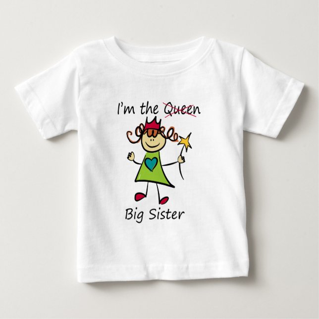 Camiseta Para Bebê Sou a Irmã Grande: Edun Live (Frente)